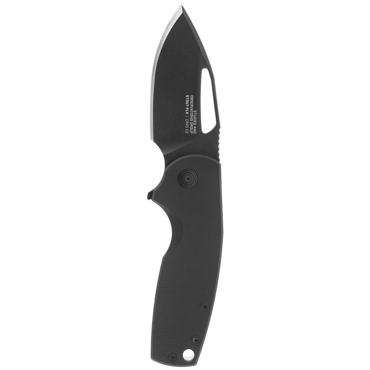 SOG Stout FLK, Blackout - Daily Carry Folding Knife