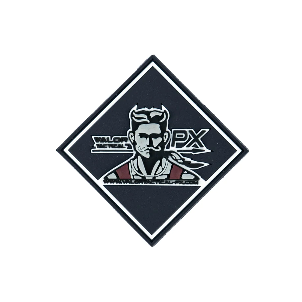 แพทช์ตีนตุ๊กแก VALOR PX - Patch 50x50mm Red