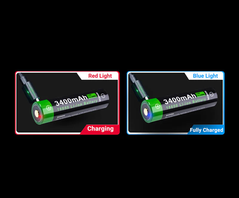 Nextorch Li-ion Battery Type-C 18650 3400mAh