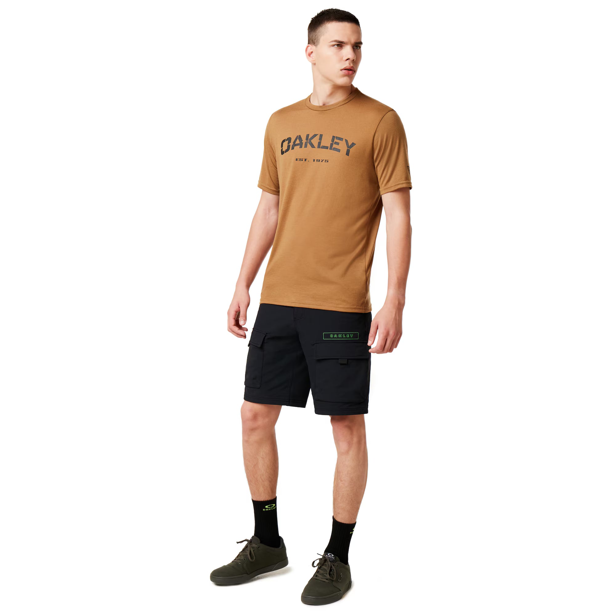 Oakley เสื้อสีน้ำตาลรุ่น SI INDOC TEE