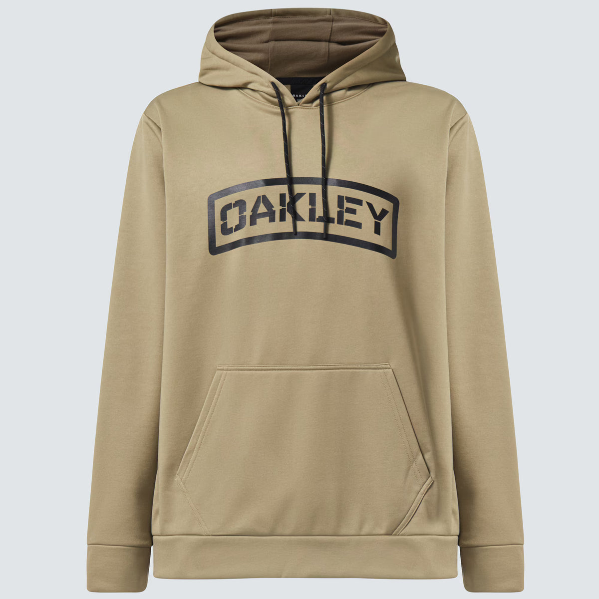 เสื้อทหาร OAKLEY SI รุ่น SI Tab Hoodie Shadow เสื้อทหาร ครีม มุมมองภาพด้านหน้าสีโลโก้ OAKLEY SI หน้าเสื้อ