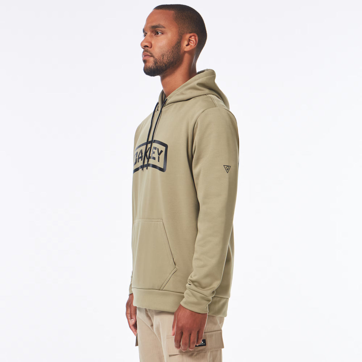 เสื้อผ้ายุทธวิธีทรงมาตรฐาน OAKLEY SI เสื้อฮูดทหาร สีครีม SI Tab Hoodie Shadow