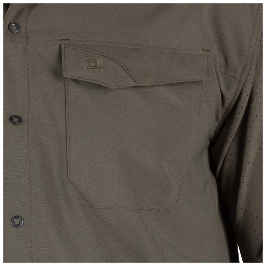 เสื้อเชิ้ตผู้ชาย 5.11 Freedom Flex Short Sleeve Shirt เสื้อเชิ้ตแขนสั้น แห้งเร็ว