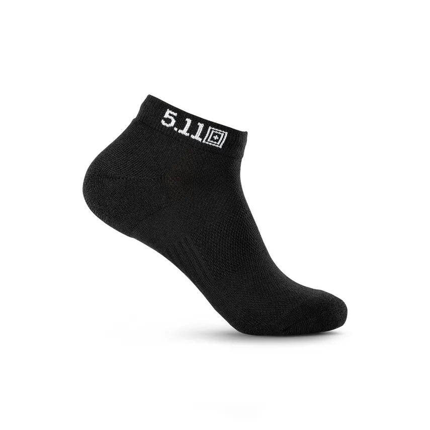 ถุงเท้าข้อสั้น 5.11 - PT-R ANKLE 6 PACK สีดำ ระบายอากาศ