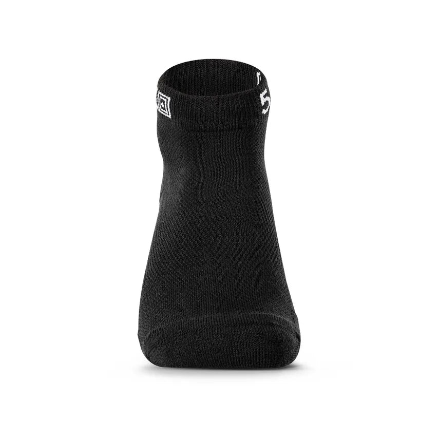 ถุงเท้าข้อสั้น 5.11 - PT-R ANKLE 6 PACK สีดำ ระบายอากาศ