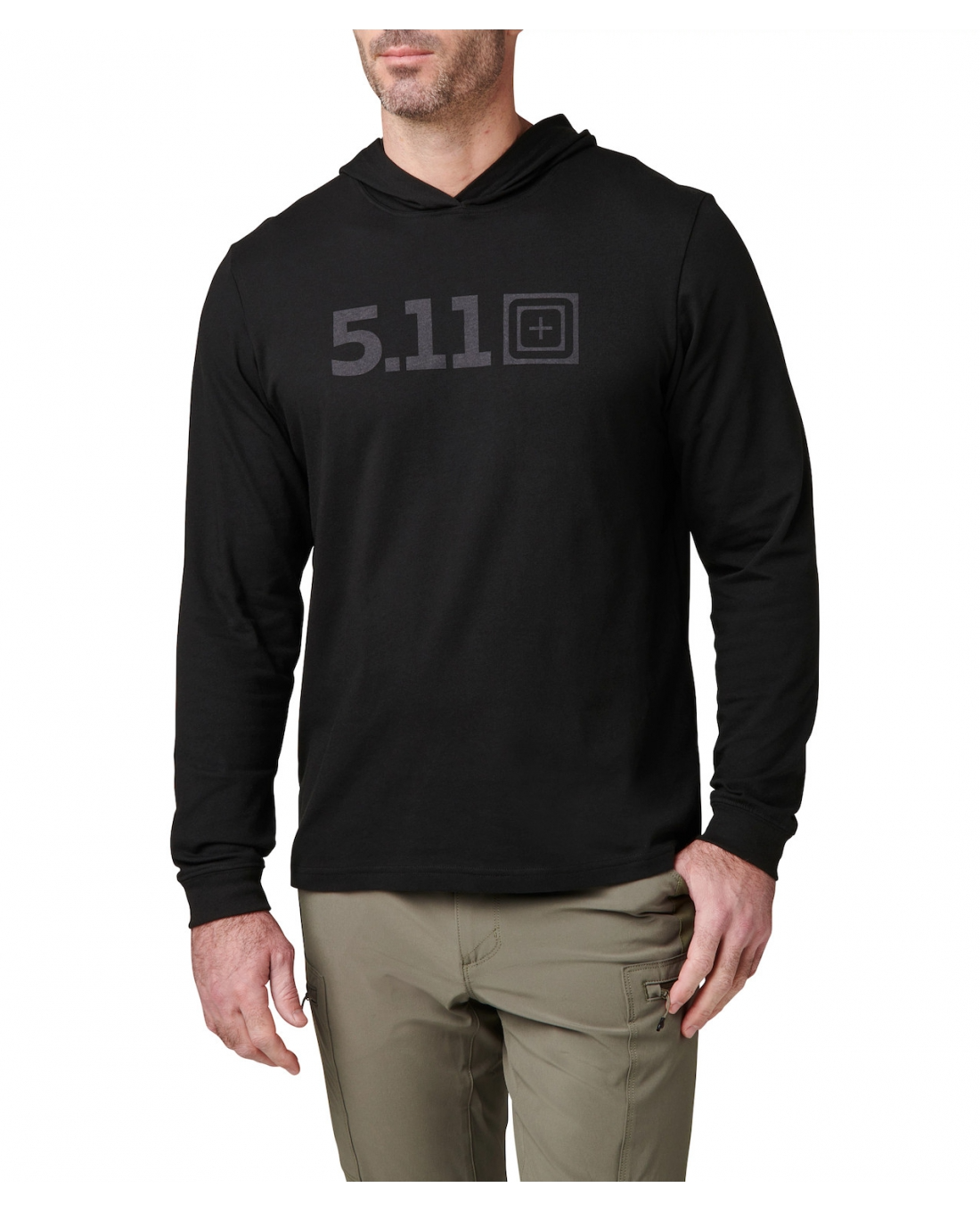 เสื้อฮู้ดแขนยาว ฮู้ดผู้ชาย 5.11 - Hooded Long Sleeve Tee เสื้อกันลม ป้องกันUV