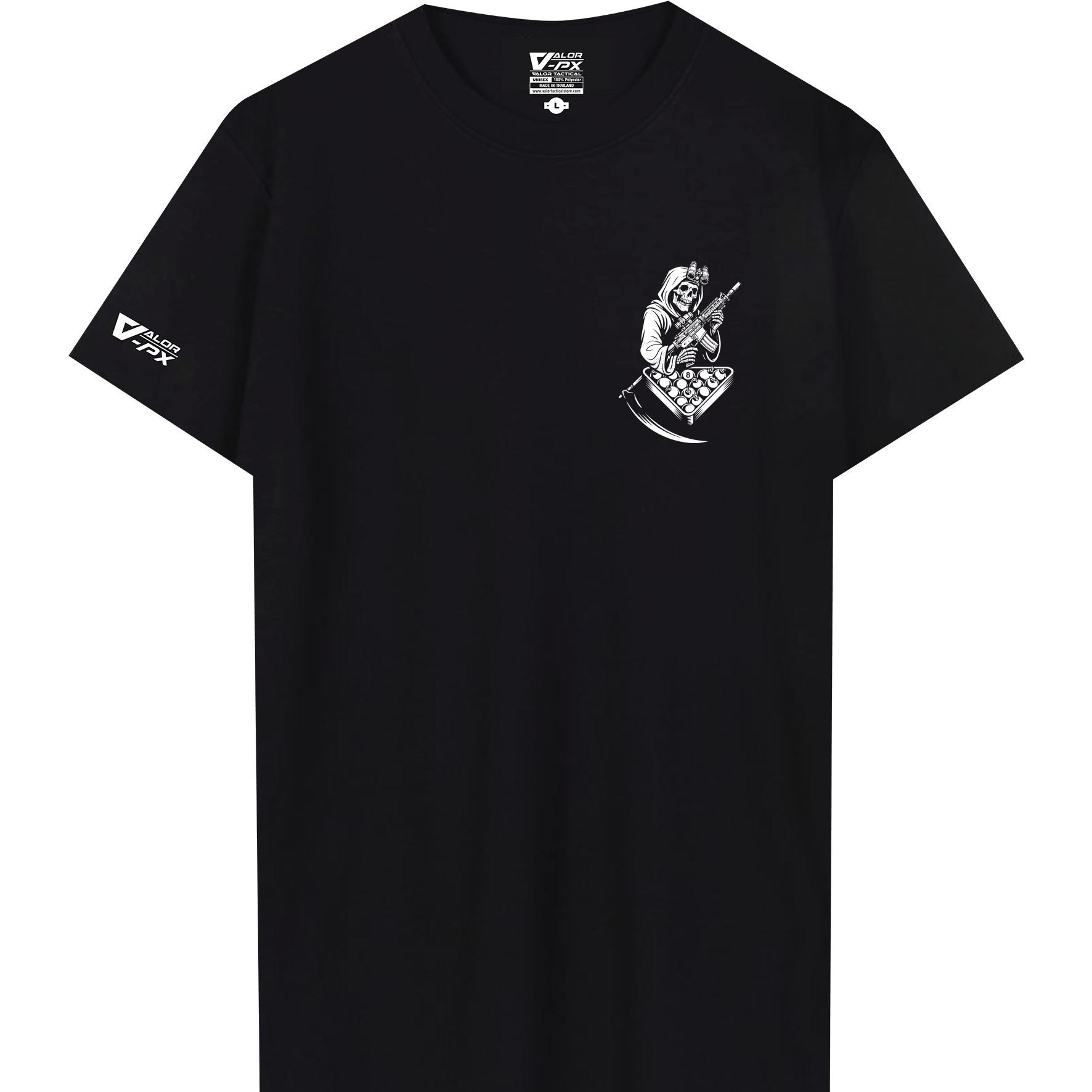 เสื้อยืดสกรีนลาย VALOR PX - Snooker Execution T-Shirt เสื้อใส่เที่ยว ลายกราฟิก