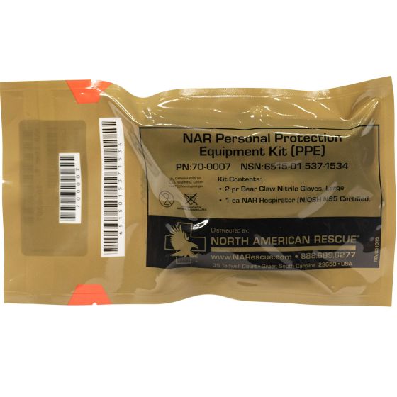 North American Rescue Personal Protection Kit, PPE Kit