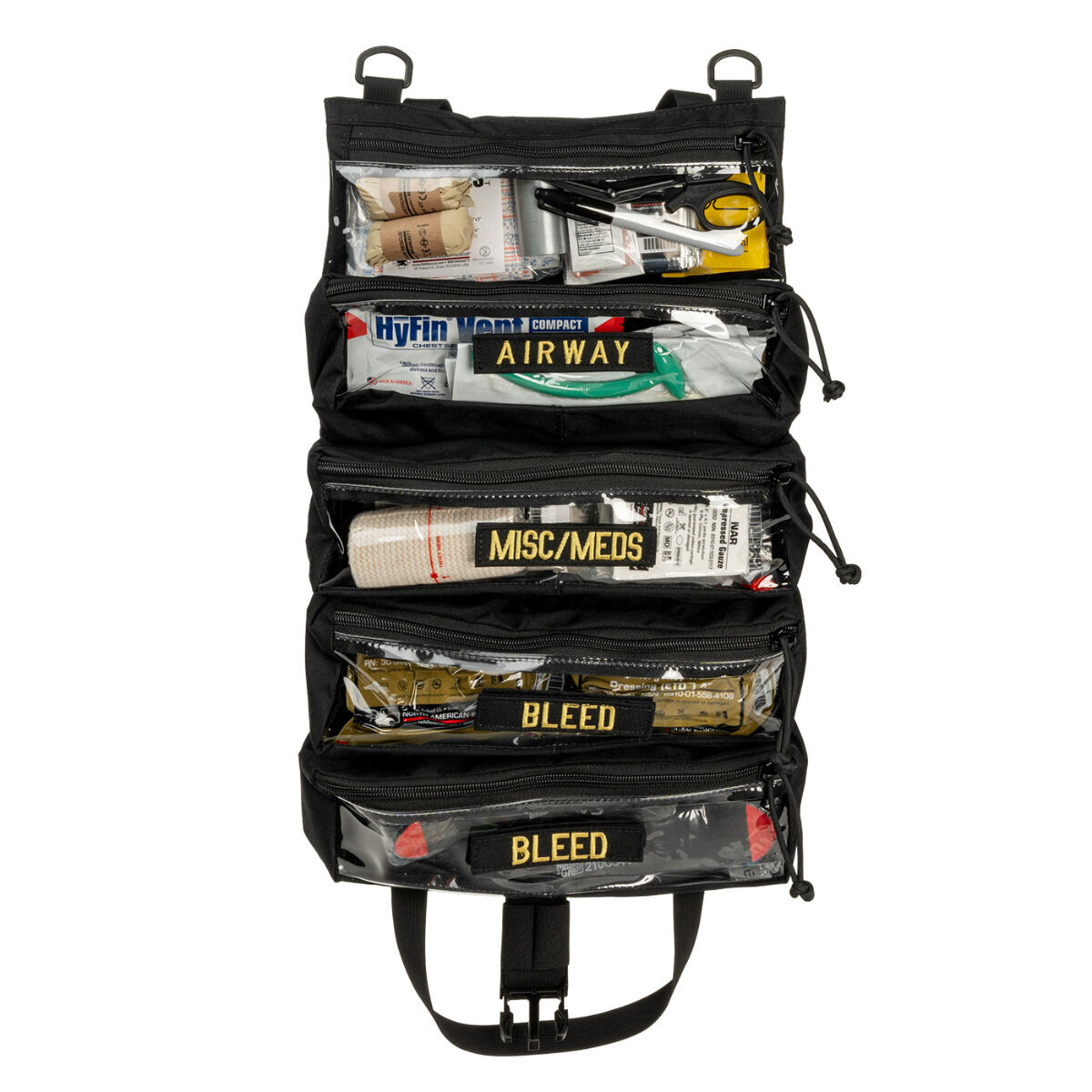 North American Rescue - Mini Trauma Sheet Kit - Black