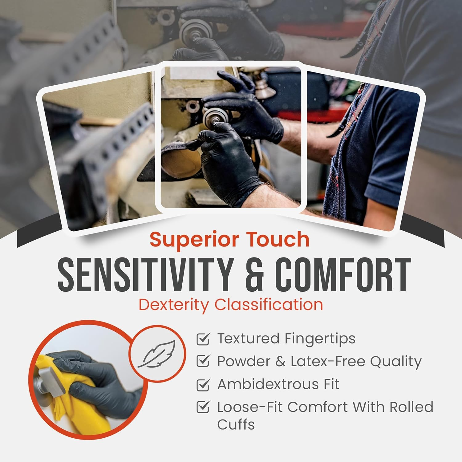 TacMed Solutions - Black Maxx Gloves 50 ชิ้น/กล่อง