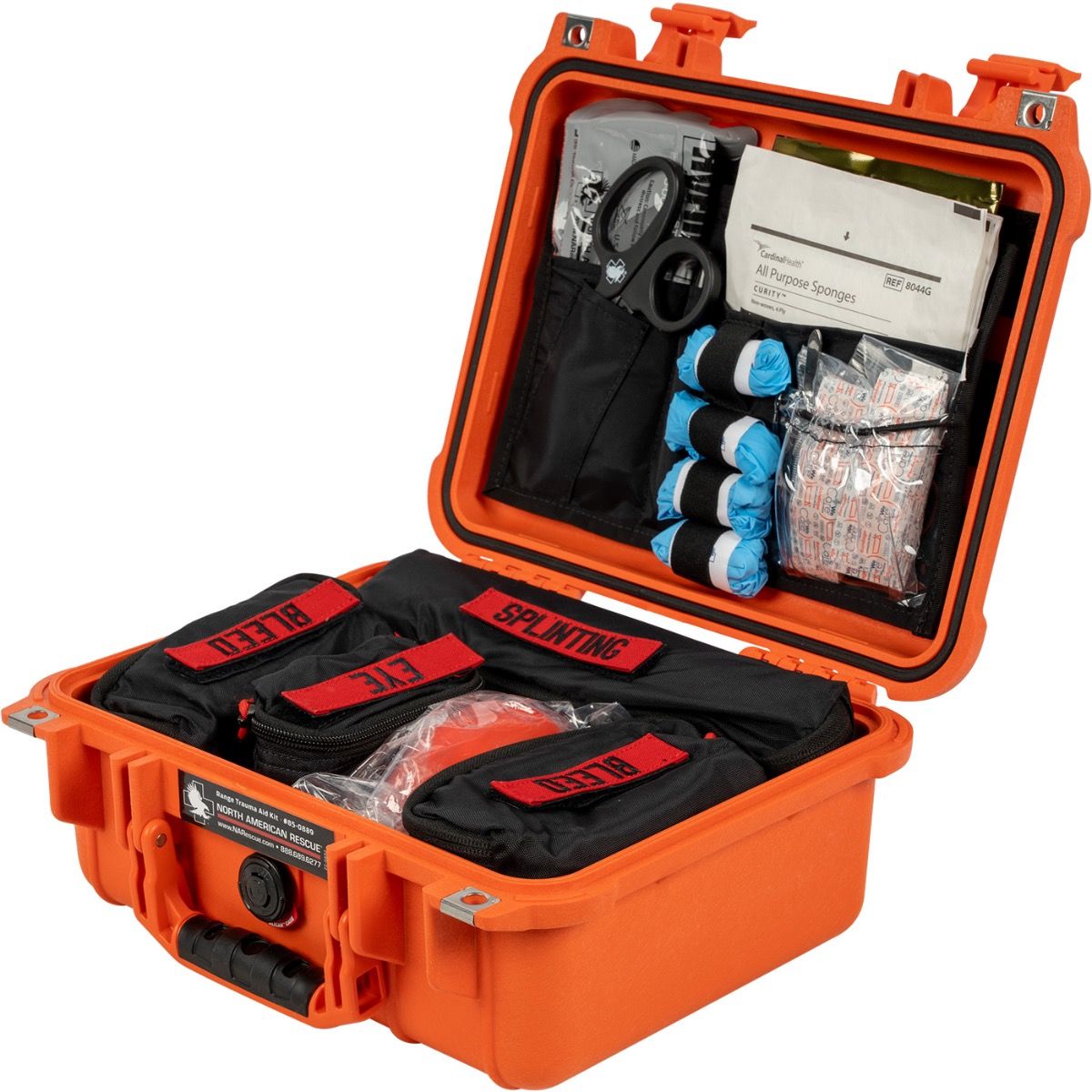 North American Rescue Range Trauma Aid Kit With Hard Case
