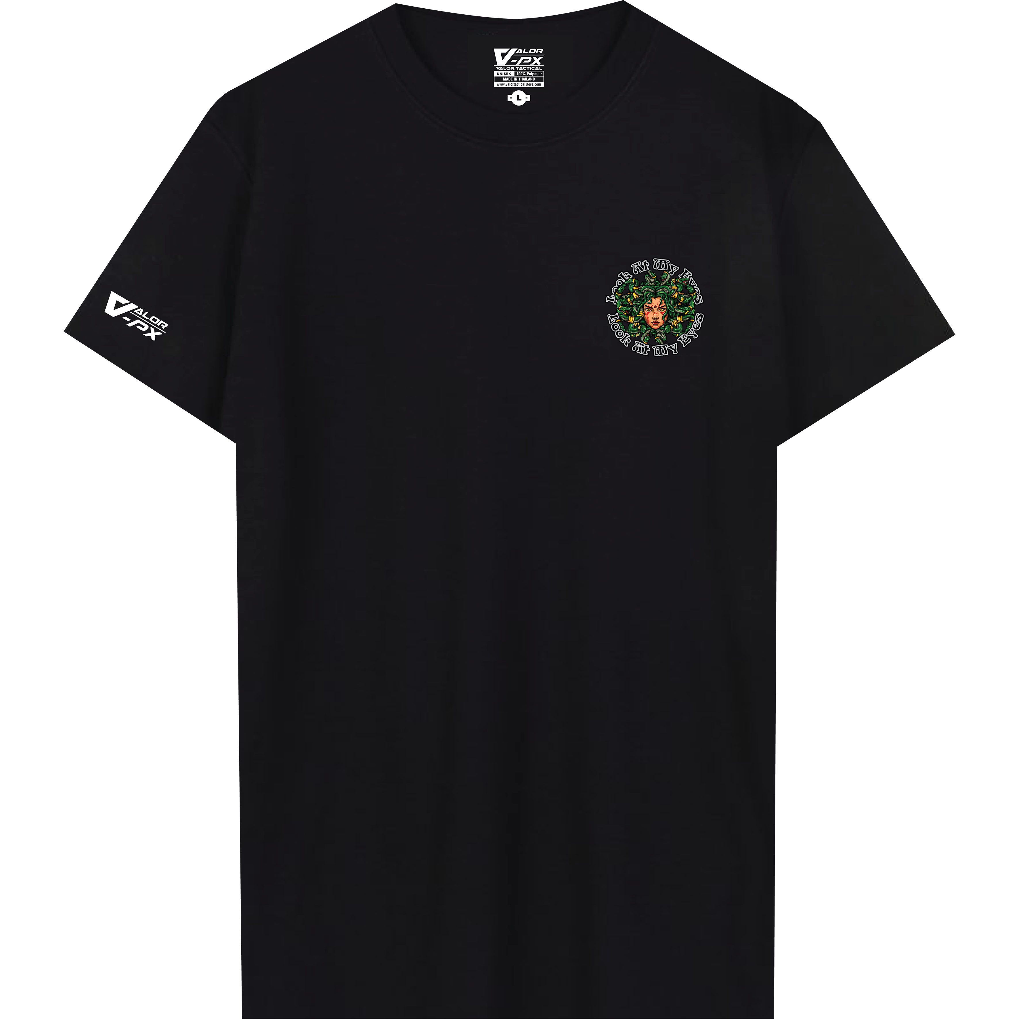 เสื้อยืดสกรีนลาย VALOR PX - Look at My Eyes T-Shirt เสื้อใส่เที่ยว ลายกราฟฟิค