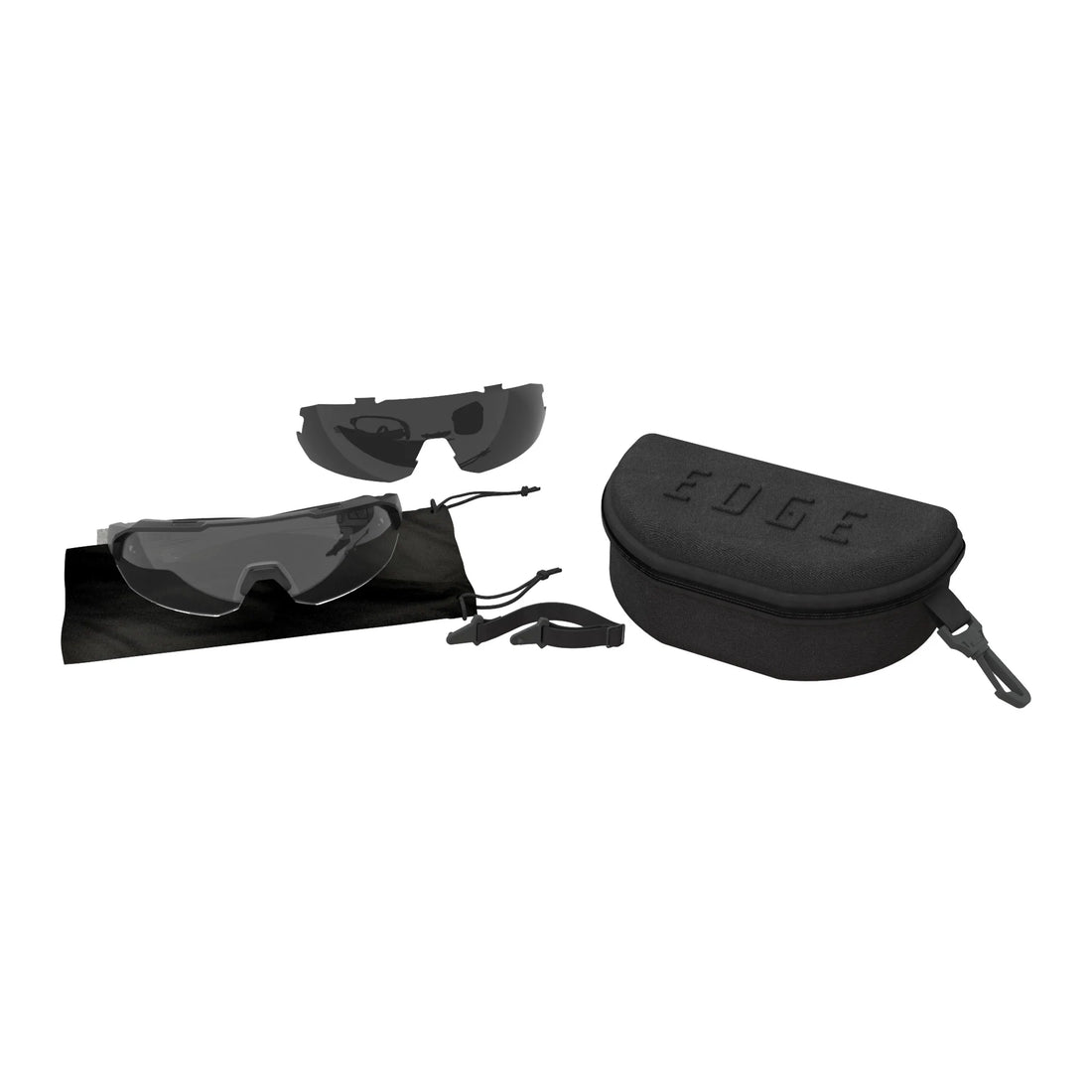 Edge Eyewear - Arc Light Shooting Glasses with Vapor Shield Anti-Fog Lens