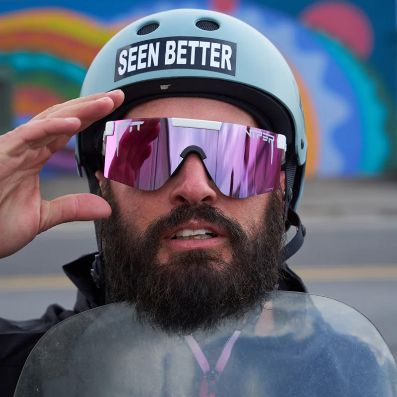 Pit Viper - The Miami Nights Original, HDPV Polarized Pink, Size Regular