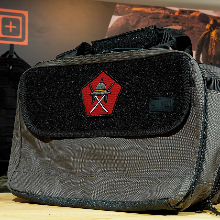 แพทช์ปัก VALOR PX - Embroidered Patch "รั้วของชาติ" อาร์มติดเสื้อ ขนาด 8 cm x 7.6 cm