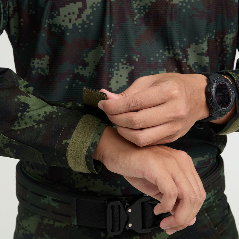 เสื้อทหาร Valor PX - Native Combat Shirt เสื้อคอมแบทลายพราง ทหารบก