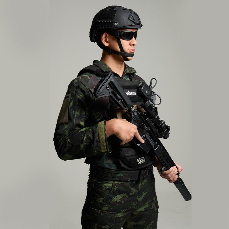 เสื้อทหาร VALOR PX - Native Combat Shirt เสื้อคอมแบทลายพราง ทหารบก