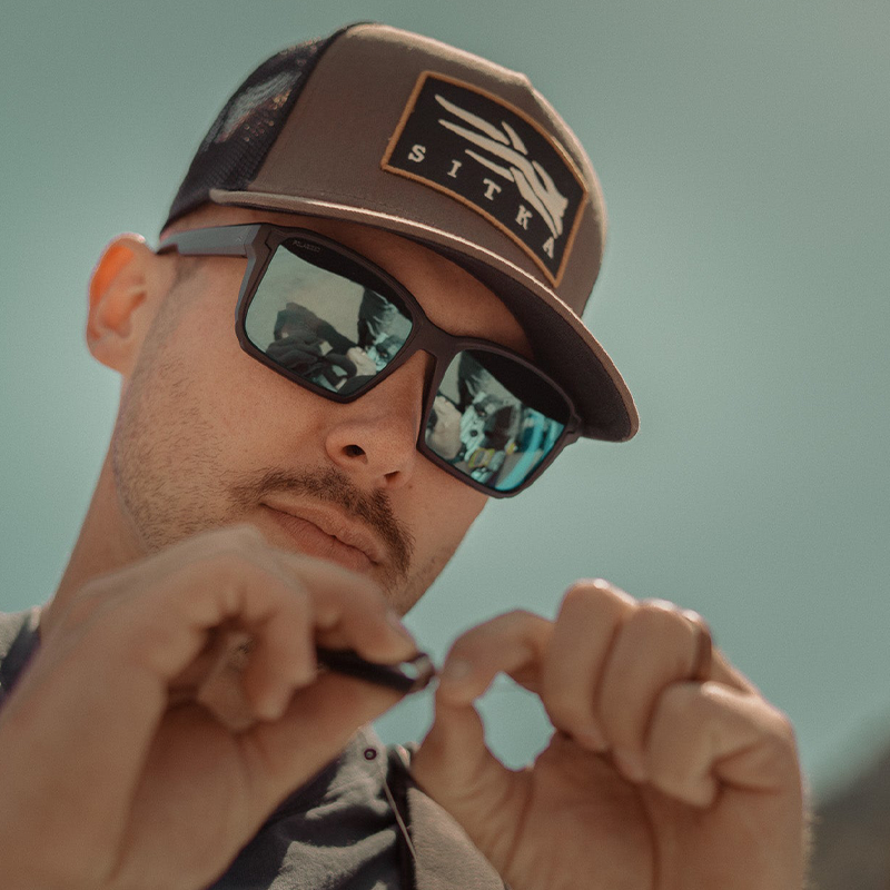 Edge Eyewear - Renshaw Polarized Smoke Lens, Matte Black Frame