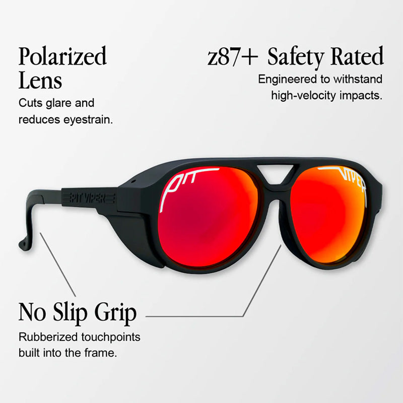 Pit Viper - The Exec Exciters, Polarized Z87+ Red