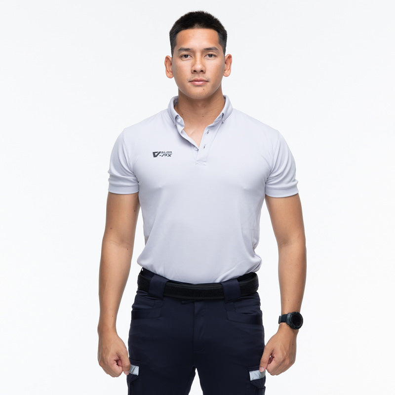 เสื้อโปโล VALOR PX - Proper Polo Shirts (Hiden 3D Screen Logo) เสื้อโปโลแขนสั้น ใส่สบาย