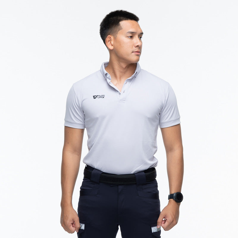 เสื้อโปโล VALOR PX - Proper Polo Shirts (Hiden 3D Screen Logo) เสื้อโปโลแขนสั้น ใส่สบาย