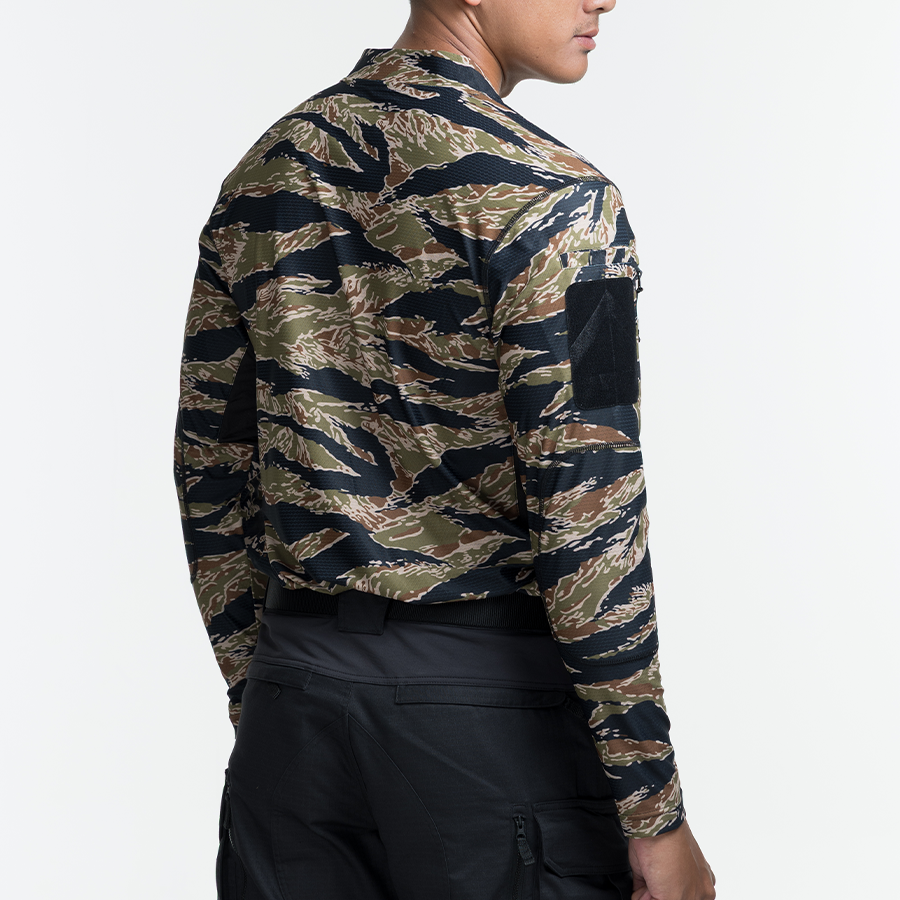 เสื้อทหาร แขนยาว VALOR PX - Standard Operation Shirt, SOS Gen2 เสื้อลายพราง คอวี