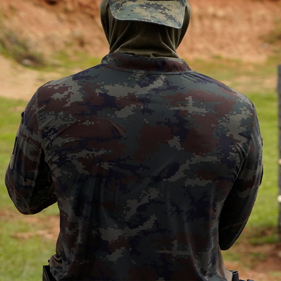 เสื้อทหาร แขนยาว VALOR PX - Standard Operation Shirt, SOS Gen2 เสื้อลายพราง คอวี