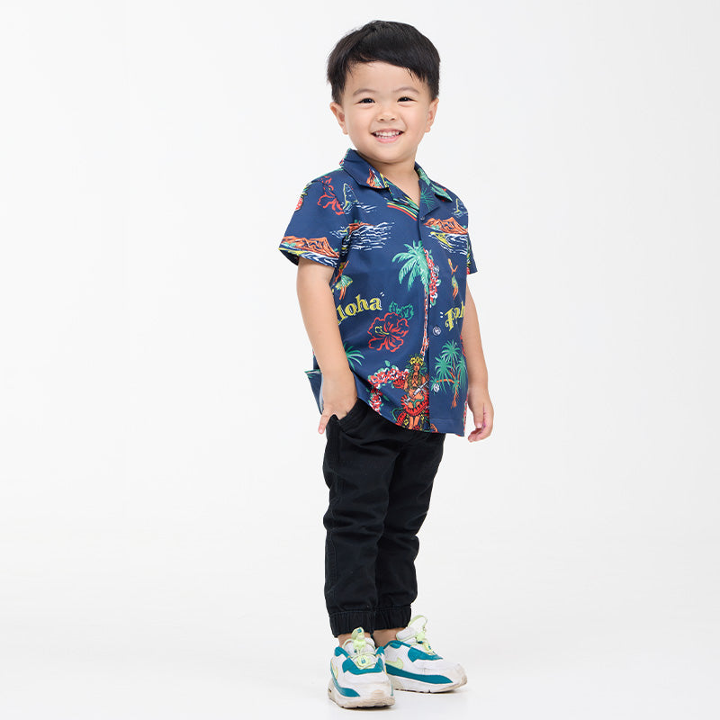 เสื้อฮาวาย VALOR PX - Aloha Vibe Kids' Hawaii Shirts เสื้อใส่เที่ยว สำหรับเด็ก