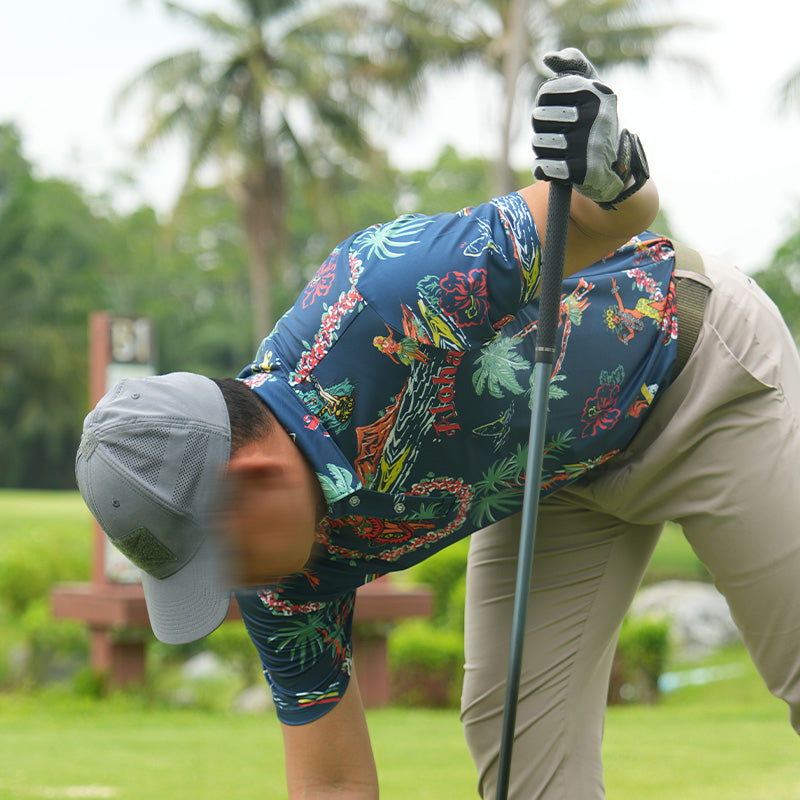 เสื้อฮาวาย VALOR PX - Aloha Vibe Polo Hawaii Shirts เสื้อใส่เที่ยว