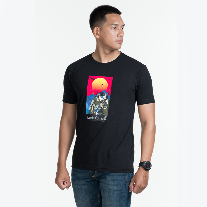 เสื้อยืดสกรีนลาย VALOR PX - Code talker T-Shirt เสื้อใส่เที่ยว ลายกราฟฟิค