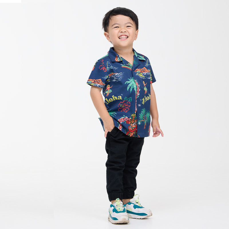เสื้อฮาวายเด็ก VALOR PX - Aloha Vibe Kids Hawaii Shirt