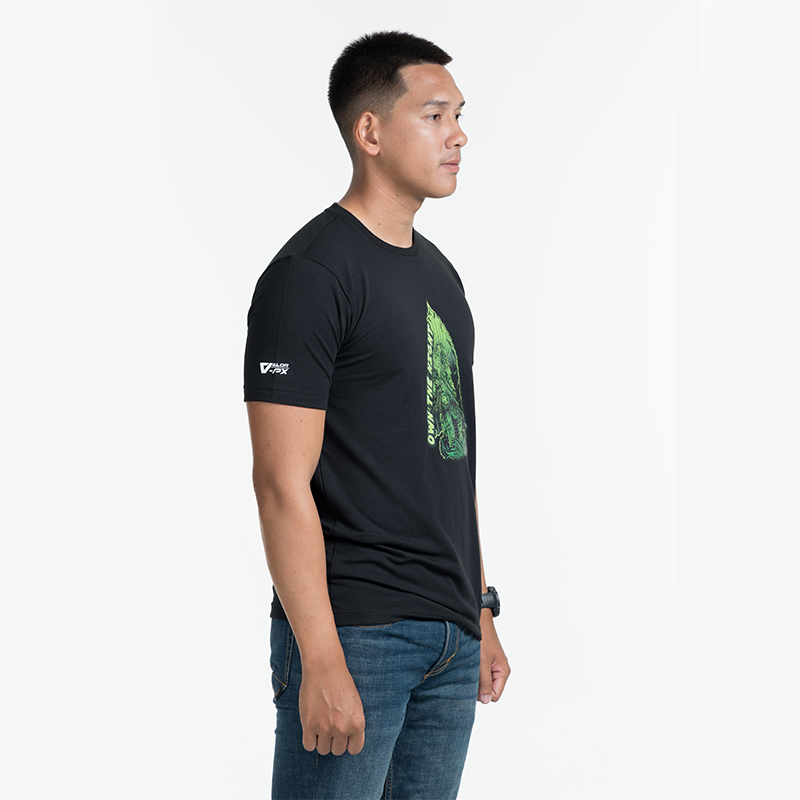 เสื้อยืดสกรีนลาย VALOR PX - OWN THE NIGHT T-Shirt เสื้อใส่เที่ยว ลายกราฟฟิค