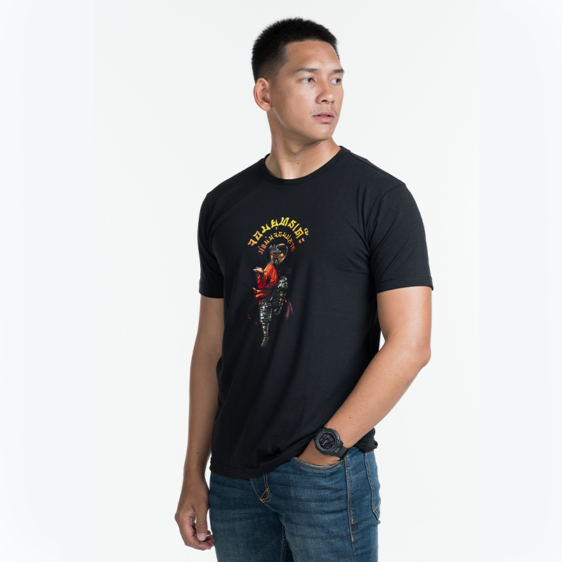 เสื้อยืดสกรีนลาย VALOR PX - จอมยุทธเด๊ะ บ่แม่นจอมปลวก T-Shirt เสื้อใส่เที่ยว ลายกราฟฟิค