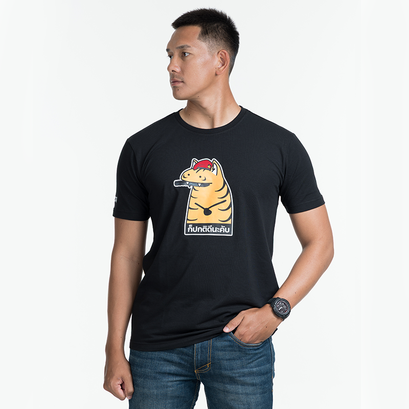 เสื้อยืดสกรีนลาย VALOR PX - ก็ปกติดีนะคับ ทบ. T-Shirt เสื้อใส่เที่ยว ลายกราฟฟิค