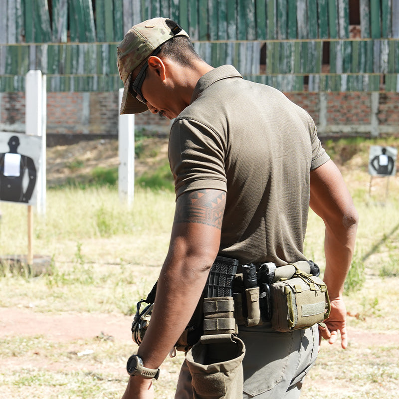 เสื้อโปโล VALOR PX - Proper Polo Shirts (Hiden 3D Screen Logo) เสื้อโปโลแขนสั้น ใส่สบาย