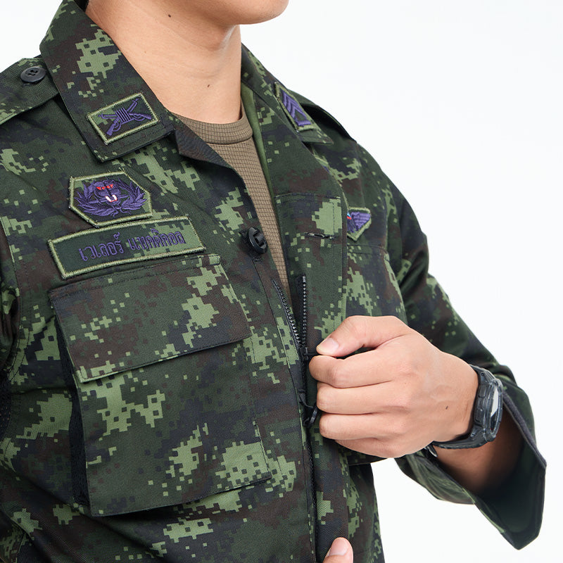 VALOR PX - NATIVE BDU Shirt, camouflage training shirt, Royal Thai Army.