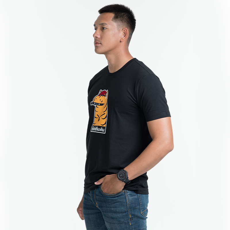 เสื้อยืดสกรีนลาย VALOR PX - ก็ปกติดีนะคับ ทบ. T-Shirt เสื้อใส่เที่ยว ลายกราฟฟิค