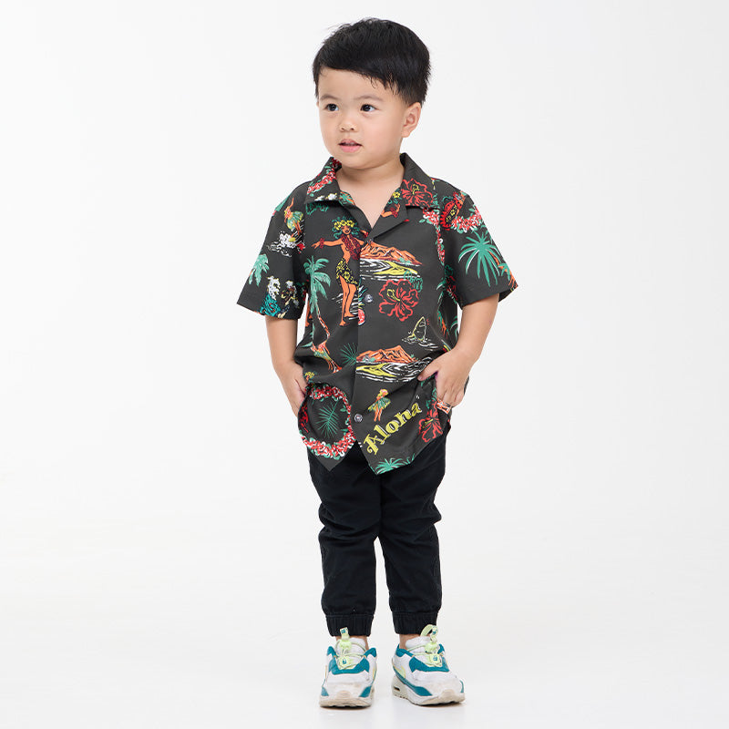 เสื้อฮาวายเด็ก VALOR PX - Aloha Vibe Kids Hawaii Shirt