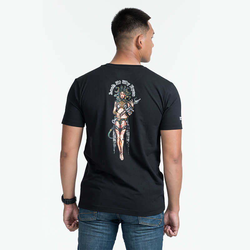 เสื้อยืดสกรีนลาย VALOR PX - Look at My Eyes T-Shirt เสื้อใส่เที่ยว ลายกราฟฟิค