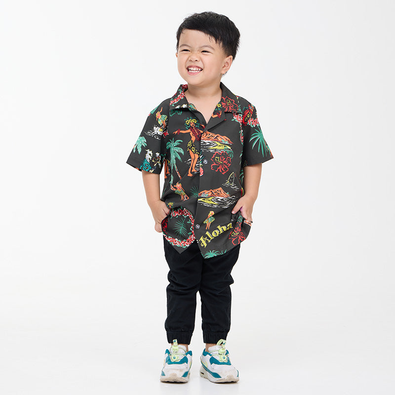 เสื้อฮาวายเด็ก VALOR PX - Aloha Vibe Kids Hawaii Shirt