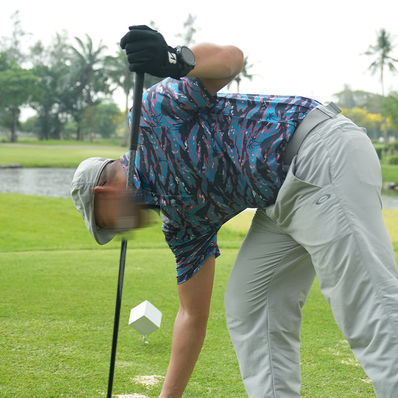 เสื้อฮาวาย VALOR PX - It's Time Polo Hawaii Shirt เสื้อใส่เที่ยว