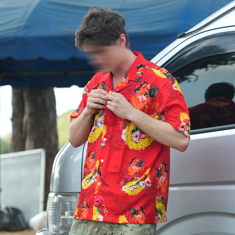 เสื้อฮาวาย VALOR PX - Girl Bomb Hawaii Shirts