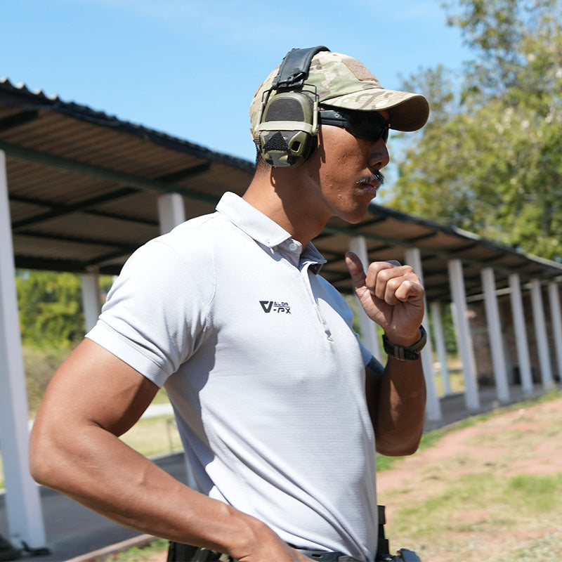 เสื้อโปโล VALOR PX - Proper Polo Shirts (Hiden 3D Screen Logo) เสื้อโปโลแขนสั้น ใส่สบาย