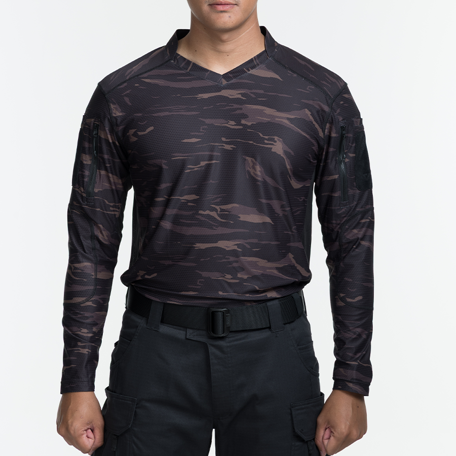 เสื้อทหาร แขนยาว VALOR PX - Standard Operation Shirt, SOS Gen2 เสื้อลายพราง คอวี