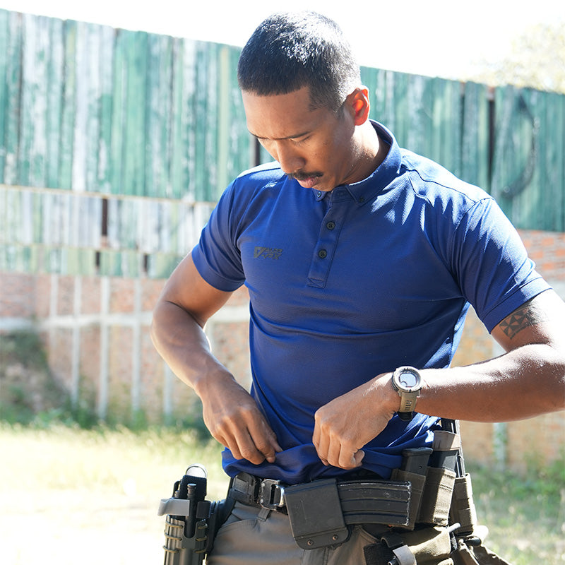 เสื้อโปโล VALOR PX - Proper Polo Shirts (Hiden 3D Screen Logo) เสื้อโปโลแขนสั้น ใส่สบาย