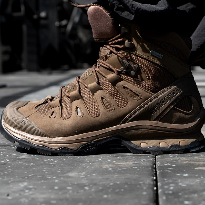 รองเท้าเดินป่า หุ้มข้อ กันน้ำ Salomon Quest 4D GTX Forces 2 EN