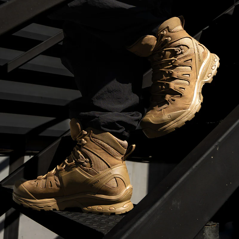 รองเท้าเดินป่า กันน้ำ หุ้มข้อ Salomon Quest Prime Forces GTX EN