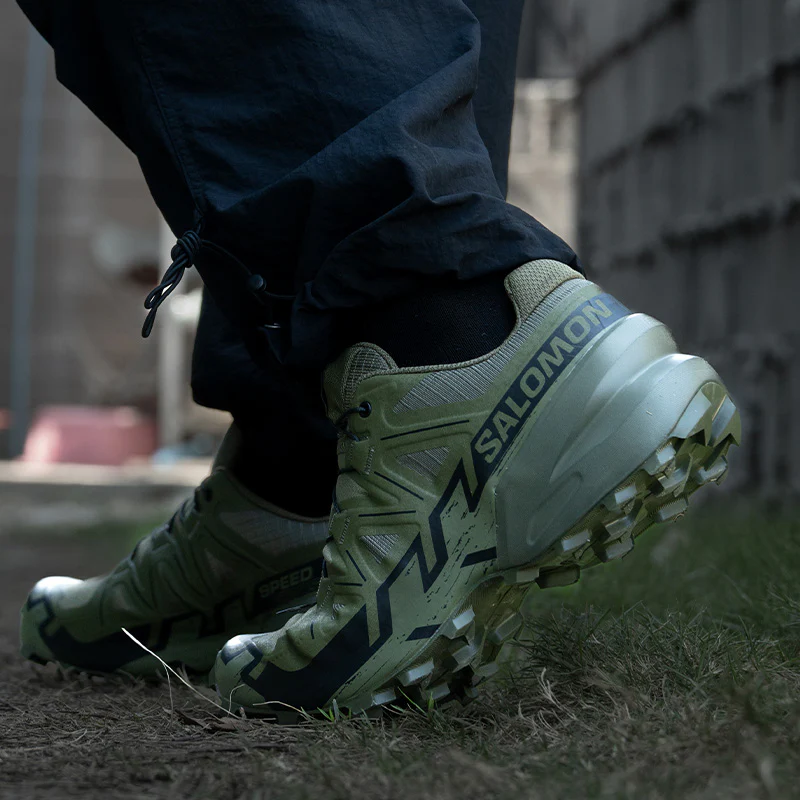 รองเท้าวิ่งเทรล Salomon Speedcross 6 สำหรับฝึกซ้อม น้ำหนักเบา