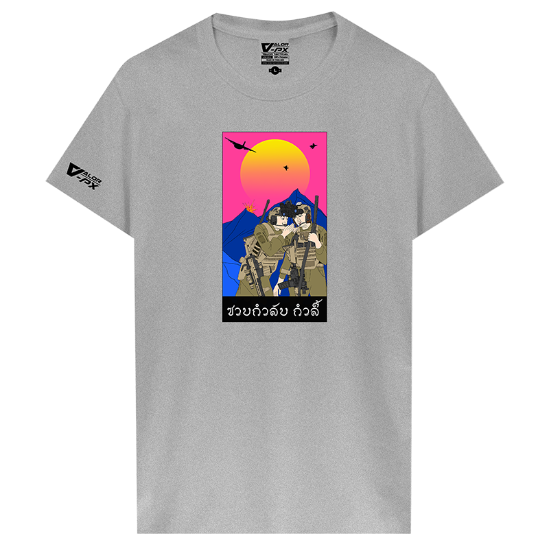 เสื้อยืดสกรีนลาย VALOR PX - Code talker T-Shirt เสื้อใส่เที่ยว ลายกราฟฟิค