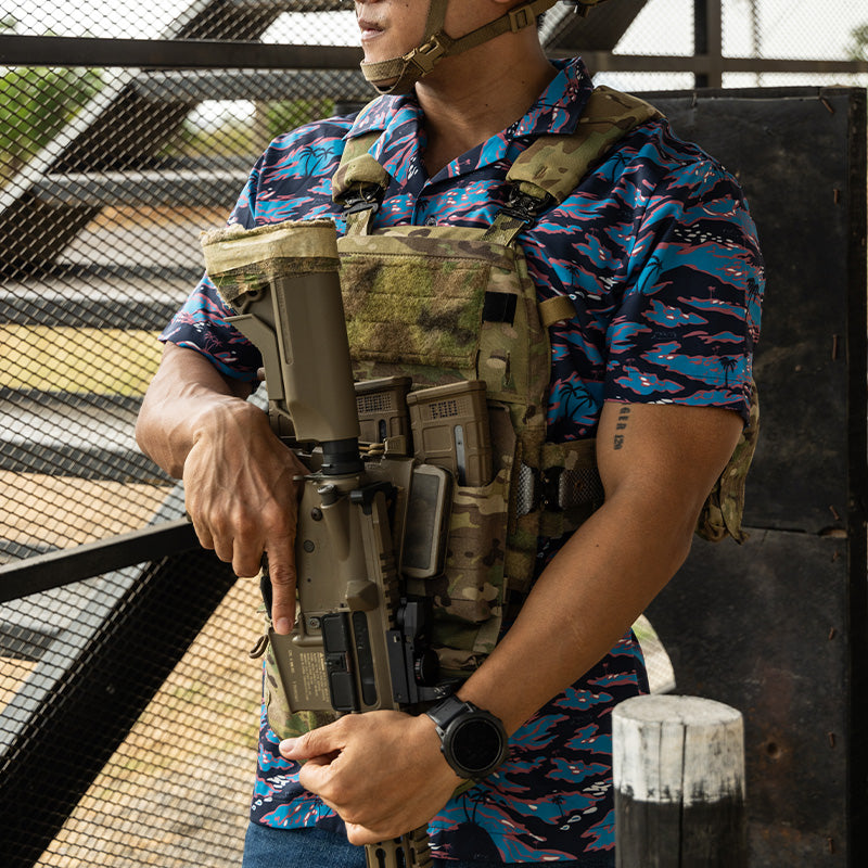 เสื้อฮาวาย VALOR PX - It's Time Hawaii Shirt เสื้อใส่เที่ยว